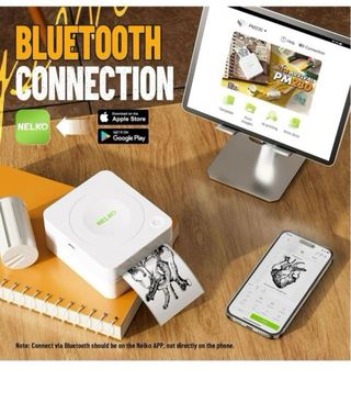 Mini Impresora Térmica Nelko Bluetooth + 3 rollos