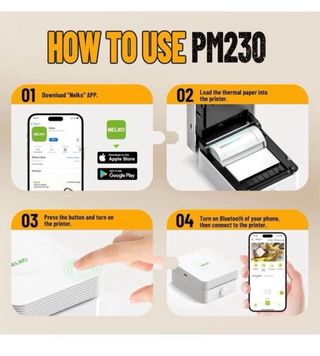 Mini Impresora Térmica Nelko Bluetooth + 3 rollos