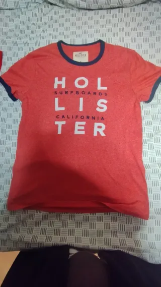 Camiseta Hollister Roja Talla M