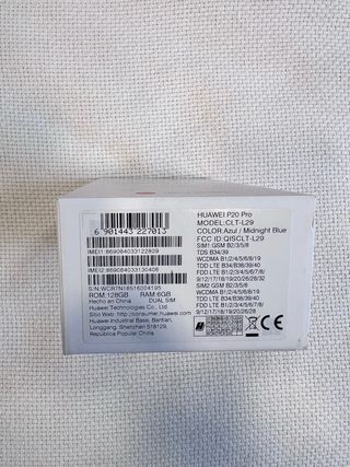 Huawei P20 Pro Midnight Blue - Caja Original