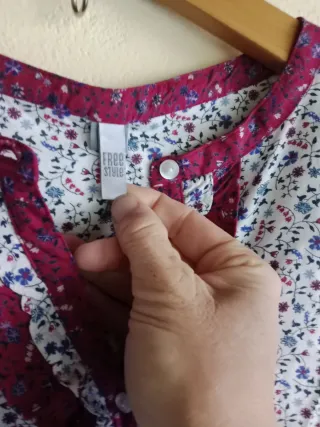 Blusa larga floral Talla 40-42