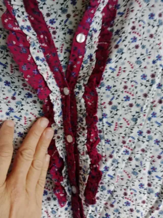 Blusa larga floral Talla 40-42