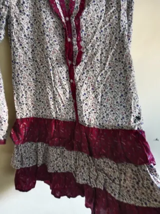Blusa larga floral Talla 40-42