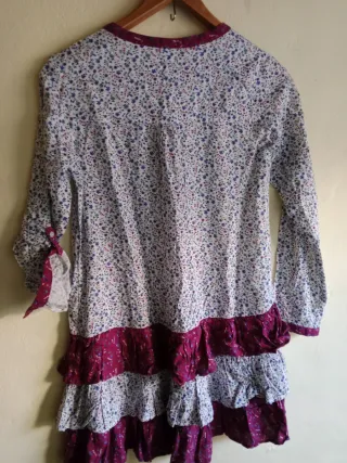 Blusa larga floral Talla 40-42