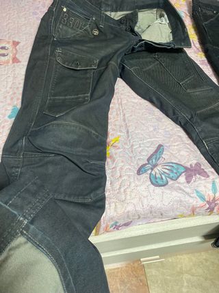 2 Pantalones G-Star RAW Negros Talla L
