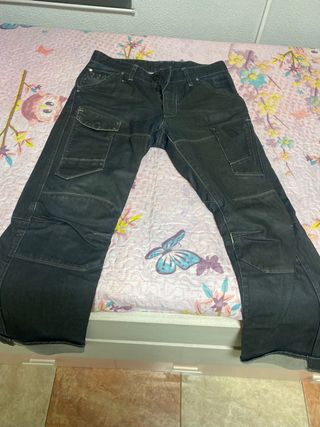 2 Pantalones G-Star RAW Negros Talla L