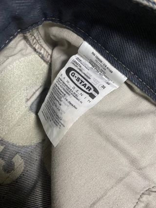 2 Pantalones G-Star RAW Negros Talla L