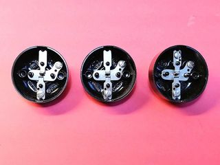 3 Interruptores de baquelita negros