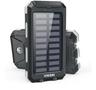 Cargador Solar con Brújula y Linterna