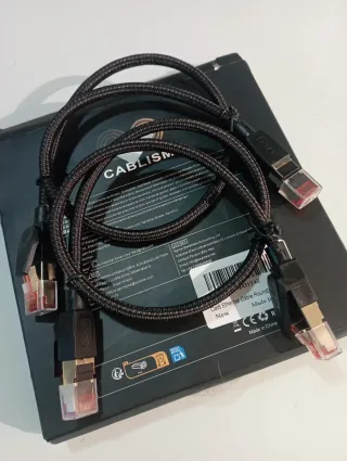 Cable Ethernet Cat.8 CABLISM. Pack x2