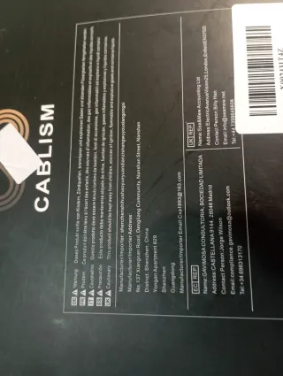Cable Ethernet Cat.8 CABLISM. Pack x2