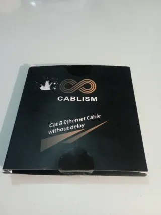 Cable Ethernet Cat.8 CABLISM. Pack x2