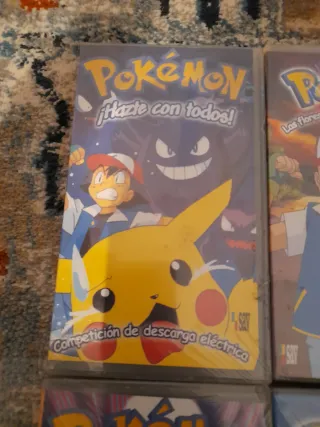 Lote 4 VHS Pokémon (Español)