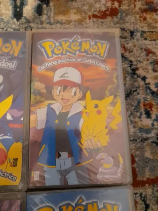Lote 4 VHS Pokémon (Español)