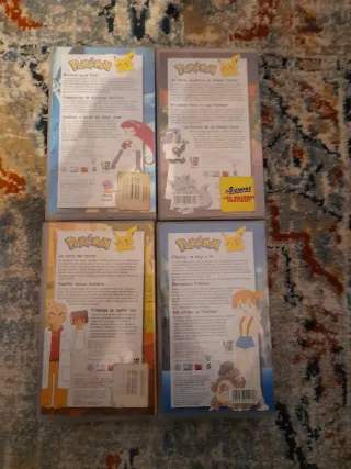 Lote 4 VHS Pokémon (Español)