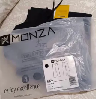 Pantalón de trabajo MONZA Talla L Unisex Negro