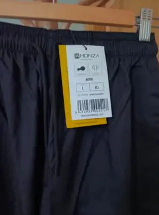 Pantalón de trabajo MONZA Talla L Unisex Negro
