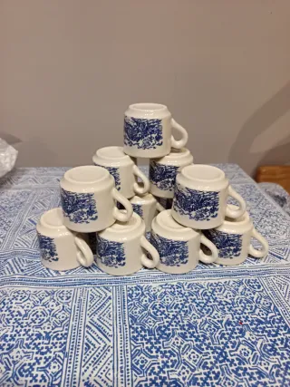 12 Tazas de café Irostone estilo inglés