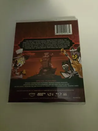 Hazbin Hotel Blu-ray, carta y póster