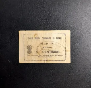 🇪🇸 Billete 5 Céntimos Motril 1937