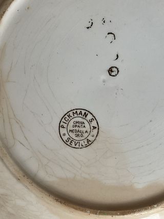 Plato Octogonal Pickman S.A. Toros