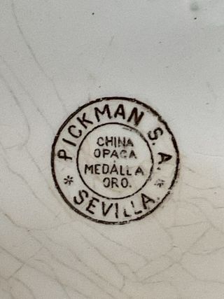 Plato Octogonal Pickman S.A. Toros