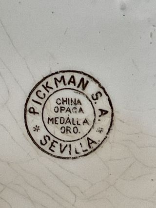 Plato Octogonal Pickman S.A. Toros