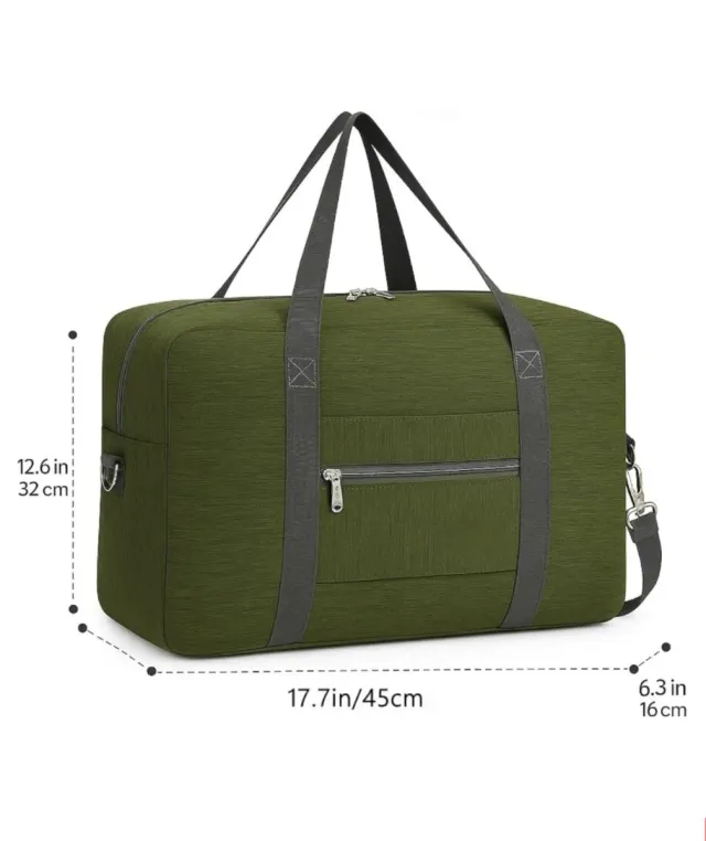 Bolsa de viaje verde