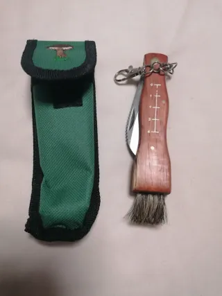 Navaja para setas con funda