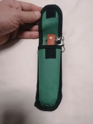 Navaja para setas con funda