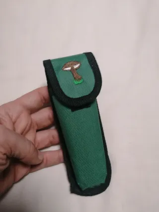 Navaja para setas con funda