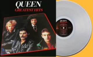 QUEEN LP Greatest Hits (Clear Coloured Vinyl)