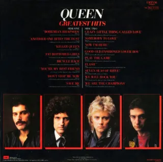 QUEEN LP Greatest Hits (Clear Coloured Vinyl)