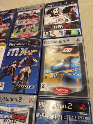 Lote 9 Videojuegos PlayStation 2 (Deportes)