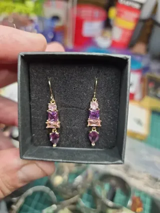 Pendientes Amatista y Topacio