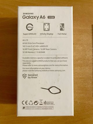 Samsung Galaxy A6 32GB Negro
