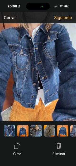 Chaqueta tejana azul talla L/XL