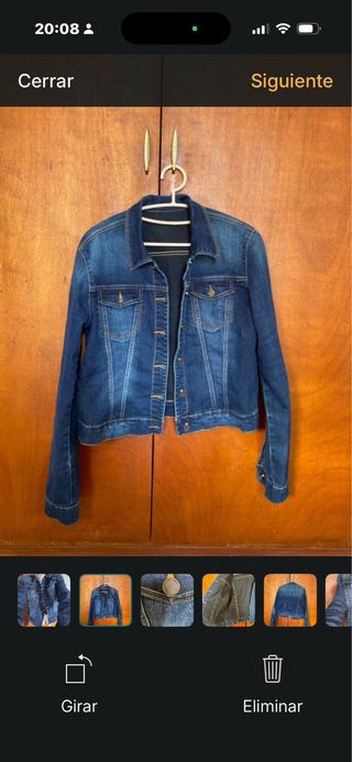 Chaqueta tejana azul talla L/XL