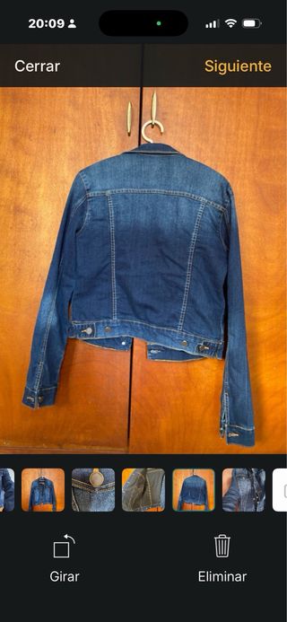 Chaqueta tejana azul talla L/XL