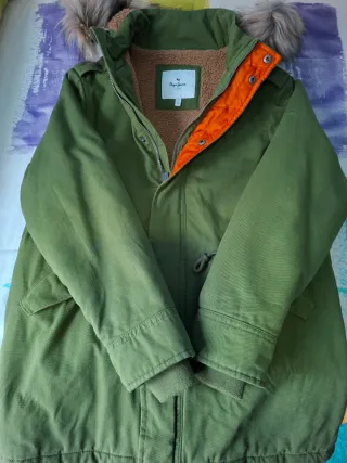 Abrigo Pepe Jeans Verde Talla XS