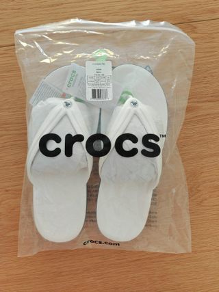 Chanclas Crocs Crocband Talla 43/44 Blancas