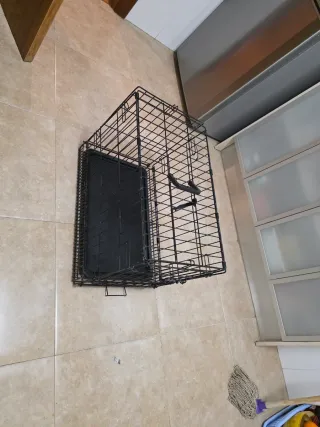 Jaula de transporte plegable para mascotas