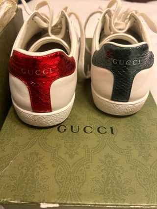 Zapatillas Gucci Serpiente Roja y Verde