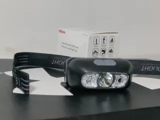 Lampada frontale LED ricaricabile