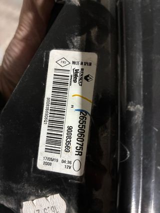 Piloto trasero Megane 4 lado derecho porton.