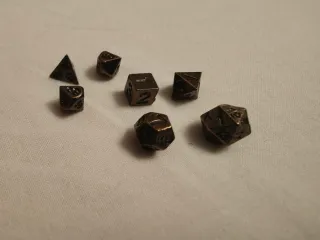 Llavero dado rol + set minidados