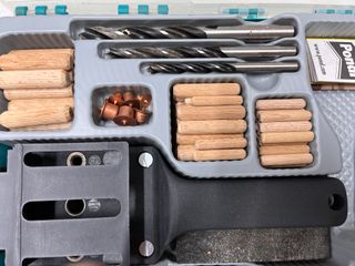 Kit Cavilhas Wolfcraft (Gabarito + Brocas)