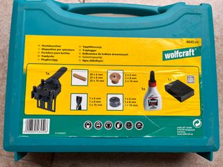 Kit Cavilhas Wolfcraft (Gabarito + Brocas)