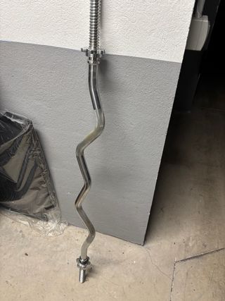 Barra Z para pesas de gimnasio