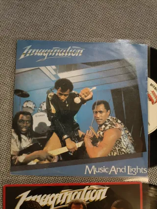 Imagination: lote 5 vinilos single